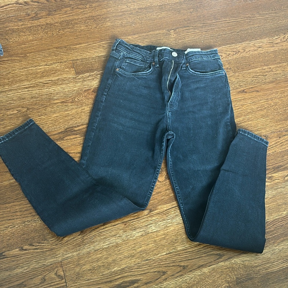 Zara height rise jeans